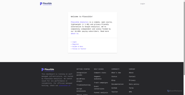 Security scan screenshot of https://ganalytics.live