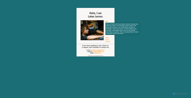 Security scan screenshot of https://chokobo.se