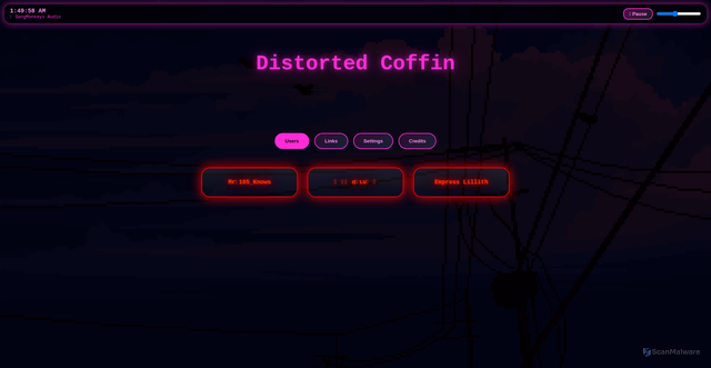Security scan screenshot of https://destortedcoffinroster-iip39spy7l.edgeone.dev/