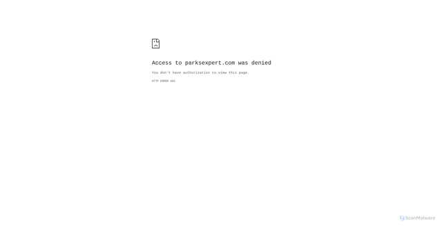 Security scan screenshot of https://parksexpert.com/national-park-entry-fees/