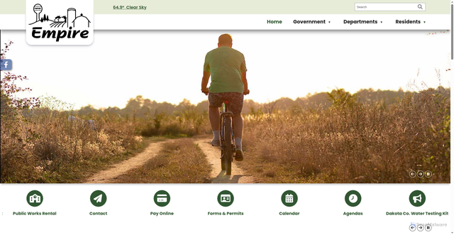 Security scan screenshot of https://empiremn.gov/
