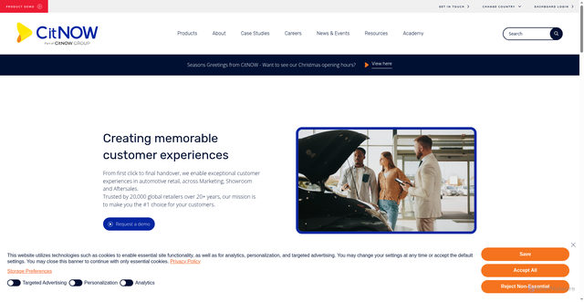 Security scan screenshot of https://www.citnow.com