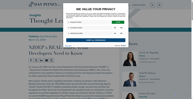 Security scan screenshot of https://www.daypitney.com/njdeps-real-rules-what-developers-need-to-know