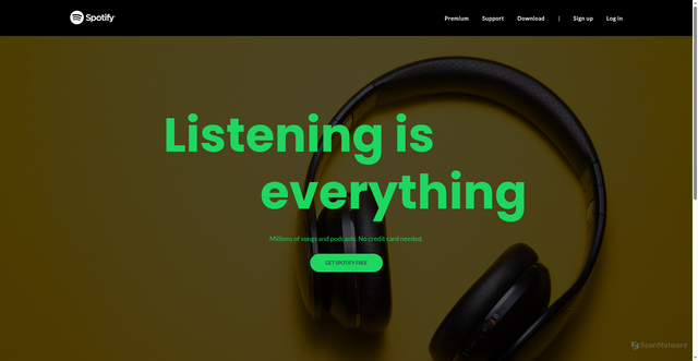 Security scan screenshot of http://vathouse-spotify-page-design.netlify.app/