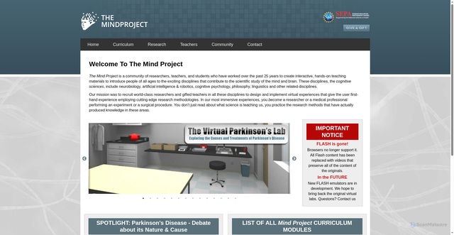 Security scan screenshot of https://mind.ilstu.edu