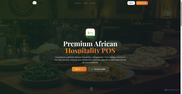 Security scan screenshot of https://afriqeat-fwocj4bhx6.edgeone.app/