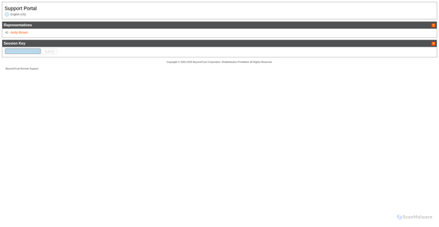 Security scan screenshot of https://tcenergy.beyondtrustcloud.com
