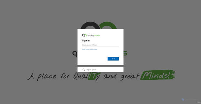 Security scan screenshot of https://oauth2proxy.devopsprod001.qualityminds.de/oauth2/start?rd=https://alert.devopsprod001.qualityminds.de%2F