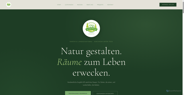 Security scan screenshot of https://antoniobronda-gartenlandschaftsbau.de/