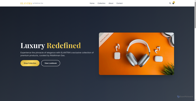 Security scan screenshot of https://elantra-my5z5thasa.edgeone.app/