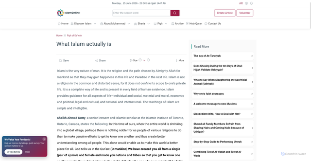 Security scan screenshot of https://fiqh.islamonline.net/en/what-islam-actually-is/