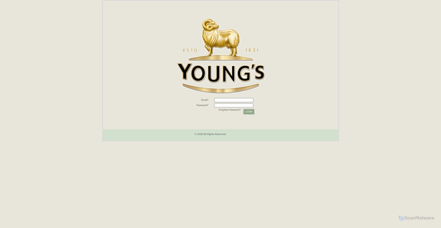 Security scan screenshot of https://youngs.yeschef.london