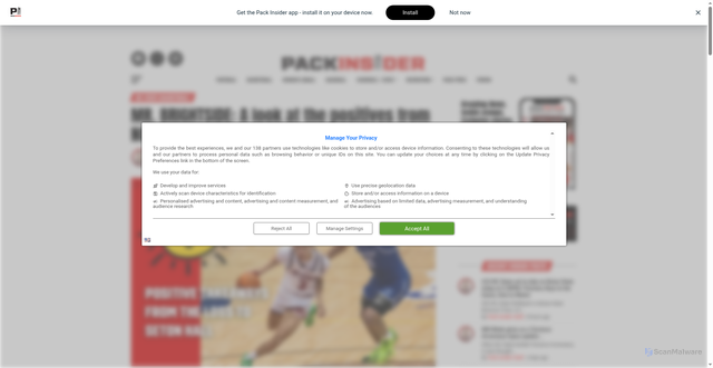 Security scan screenshot of https://packinsider.com/2025/11/25/mr-brightside-a-look-at-the-positives-from-nc-states-85-74-loss-to-seton-hall/