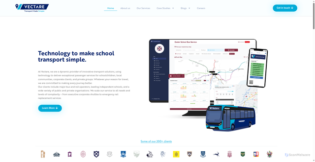 Security scan screenshot of https://vectare.co.uk