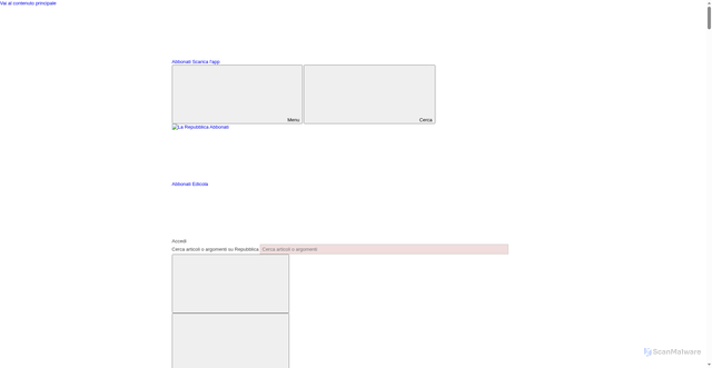 Security scan screenshot of https://amato.blogautore.repubblica.it