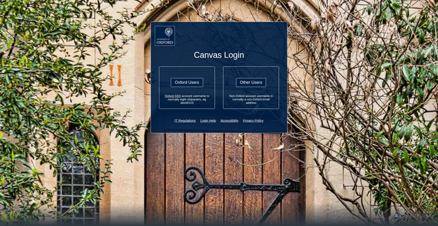 Security scan screenshot of https://canvas.ox.ac.uk