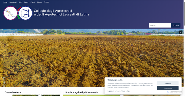 Security scan screenshot of https://www.agrotecnicilatina.it