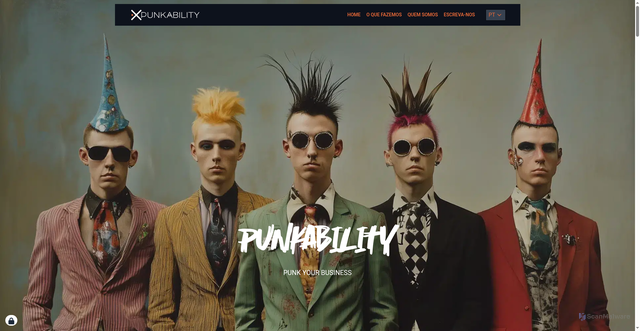 Security scan screenshot of https://punkability.eu/pt-pt/