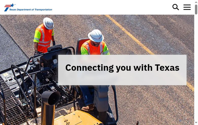 Security scan screenshot of https://www.txdot.gov/