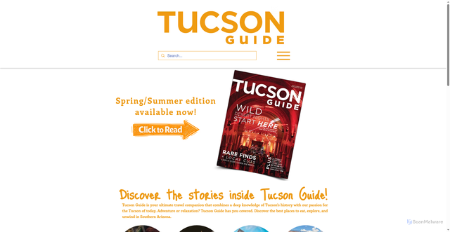Security scan screenshot of https://www.tucsonguide.com/