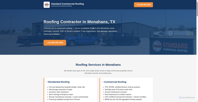 Security scan screenshot of https://scr-seo-site.pages.dev/monahans