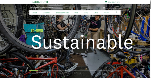 Security scan screenshot of https://admissions.dartmouth.edu/dartmouth-admissions