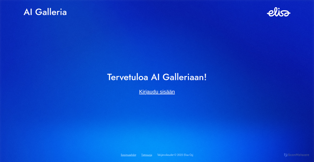 Security scan screenshot of https://ai-galleria.elisa.fi