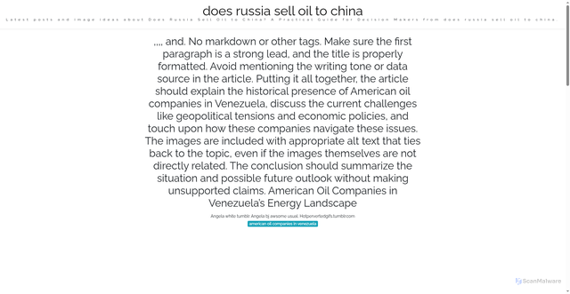 Security scan screenshot of https://pikselglobaljournal-dpp6yca56kr6.edgeone.app/american-oil-companies-in-venezuela.html