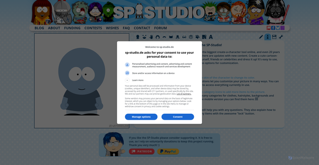 Security scan screenshot of https://sp-studio.de/