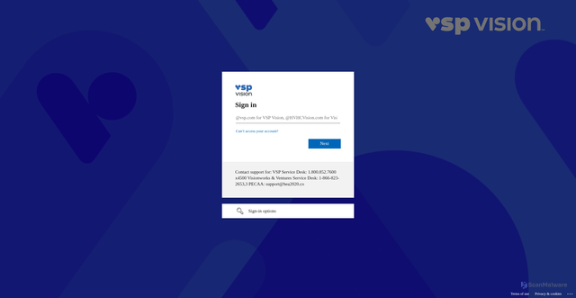 Security scan screenshot of https://vsp.seismic.com
