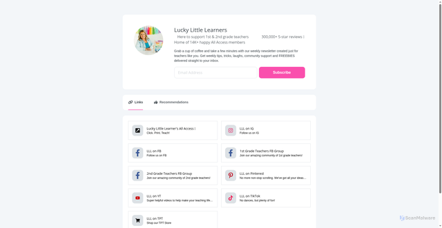 Security scan screenshot of https://sparkling-wind-486.kit.com