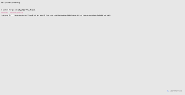Security scan screenshot of https://rc7executor-dpovgqzhxkuu.edgeone.dev/