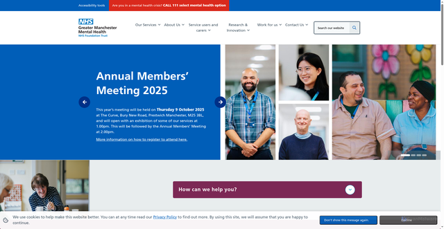 Security scan screenshot of https://www.gmmh.nhs.uk/