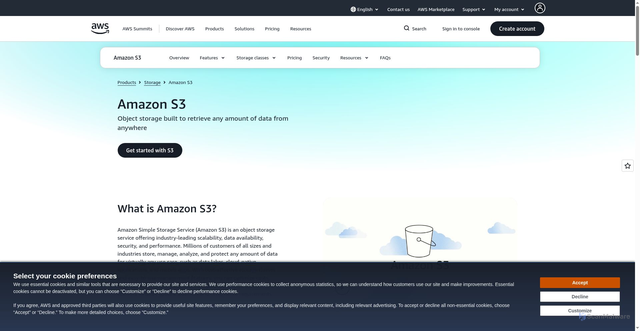 Security scan screenshot of https://s3.ap-southeast-7.amazonaws.com