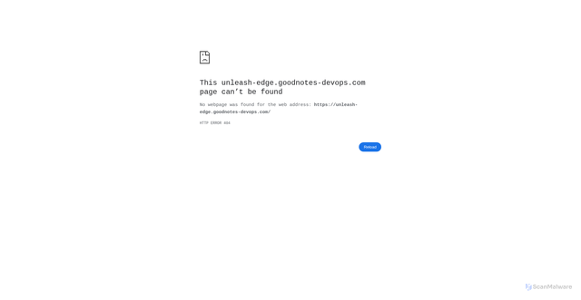 Security scan screenshot of https://unleash-edge.goodnotes-devops.com