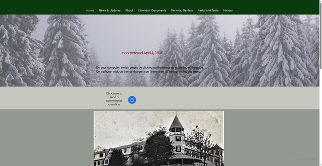 Security scan screenshot of https://www.lochlynnhgts.gov/