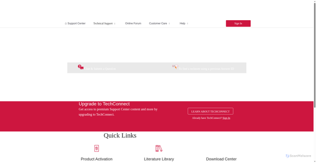 Security scan screenshot of https://rockwellautomation.custhelp.com