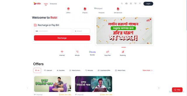 Security scan screenshot of https://robi.com.bd