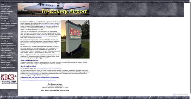 Security scan screenshot of https://kbcr.gov/