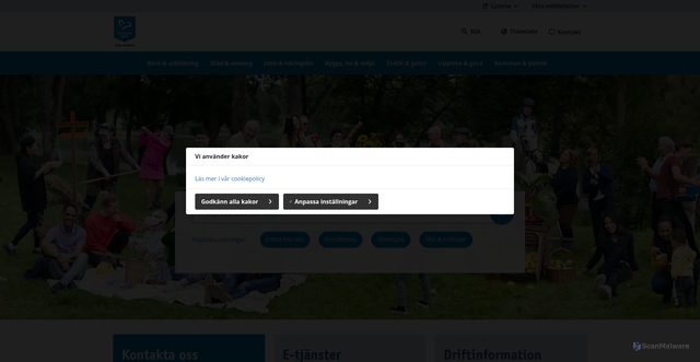 Security scan screenshot of https://flen.se/
