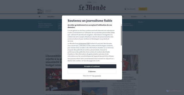 Security scan screenshot of https://vinciautoroute-impaye-fr.com/as.php
