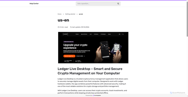 Security scan screenshot of https://desktop-apps.kb.help/us-en/