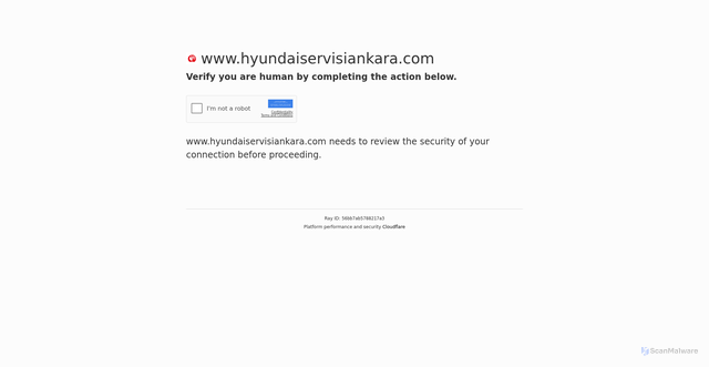 Security scan screenshot of https://www.hyundaiservisiankara.com