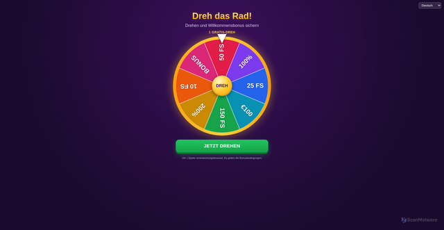 Security scan screenshot of https://getfreebonuss.com/