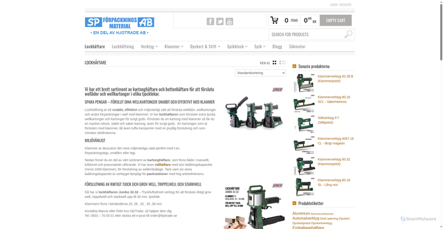 Security scan screenshot of https://lockhaftare.se