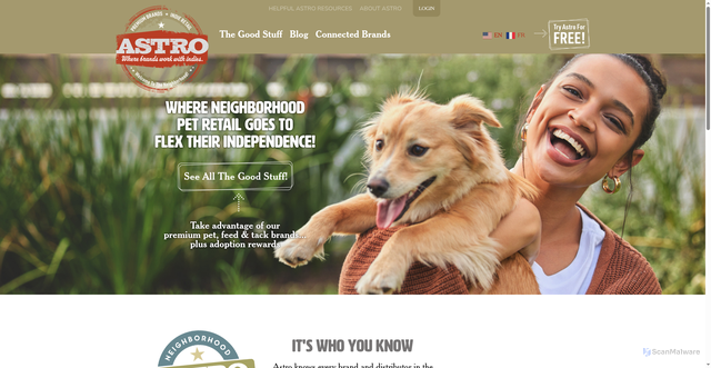 Security scan screenshot of https://astroloyalty.com