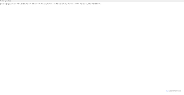 Security scan screenshot of https://catalog.api.2gis.ru