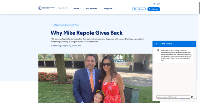 Security scan screenshot of https://giving.mskcc.org/impact/news/msk-commack-nonnas-garden-foundation