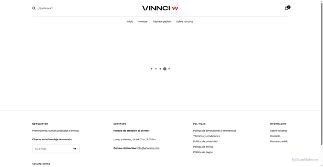 Security scan screenshot of https://vinncimx.com/apps/track123