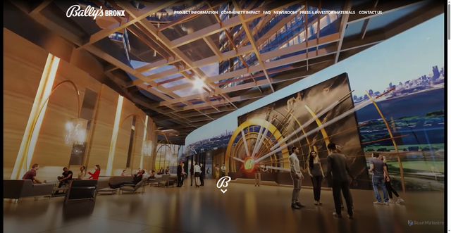 Security scan screenshot of https://ballysbronx.com/